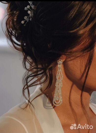 Сережки свадебные