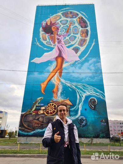 Художественная роспись стен. Граффити Художник