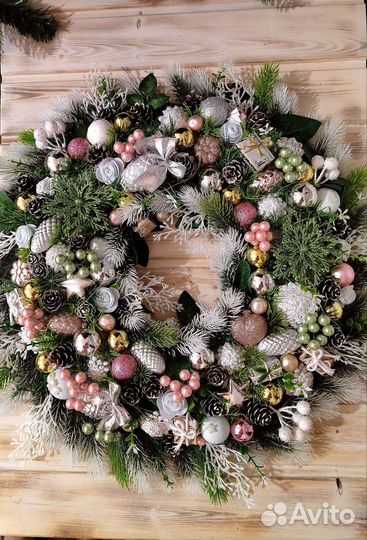 Новогодний венок большой