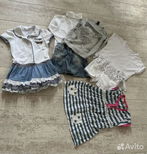 Детская одежда для девочек пакетом