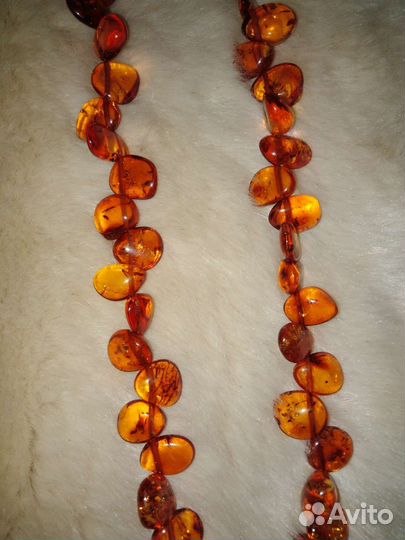 Янтарные бусы, браслет