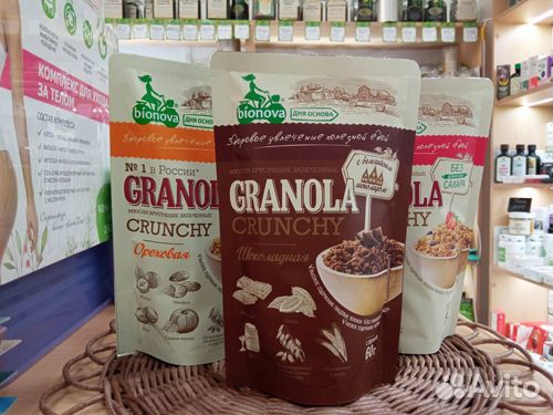 Шоколадная гранола (мюсли) Вionova