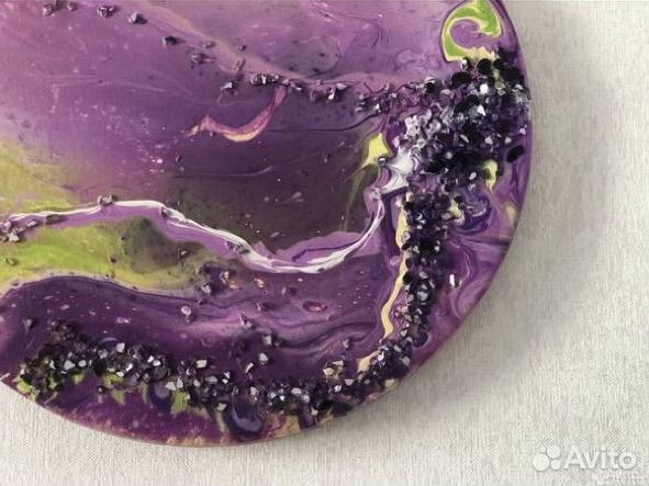 Интерьерная картина абстракция арт объет флюид