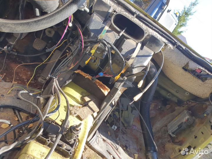 Корпус печки радиатор на мерседес 123