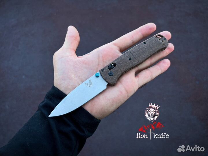 Нож benchmade bugout micarta