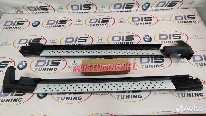 Пороги Honda CR-V 2006-2012 cтиль bmw