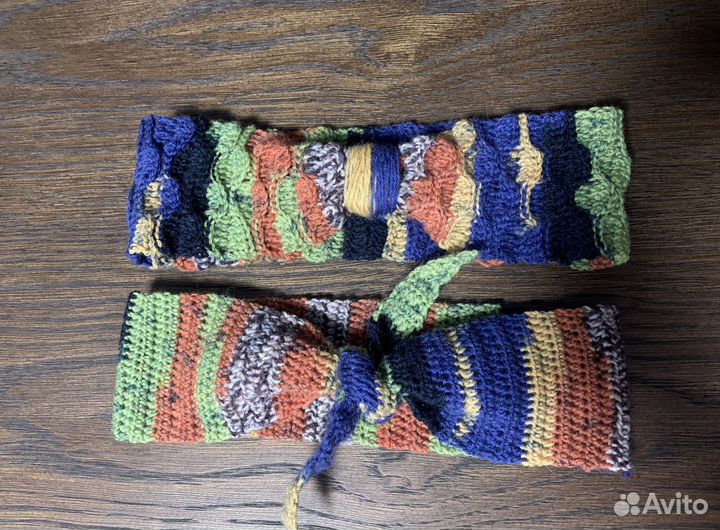 Носки, шарф, гетры, повязка на голову, митинки