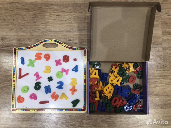 Магнитная азбука и магнитная доска