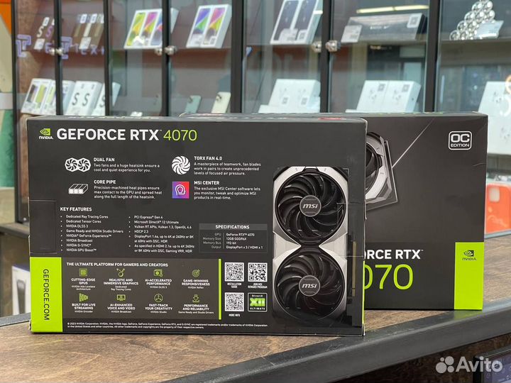 MSI GeForce RTX 4070 Ventus 2X OC 12GB
