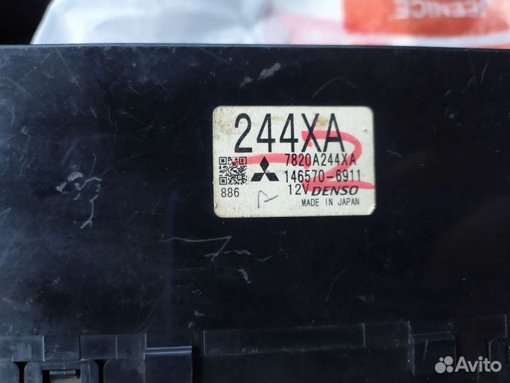 Панель управления кондиционера mitsubishi pajero 4