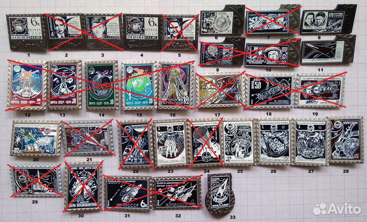 Значки СССР космос