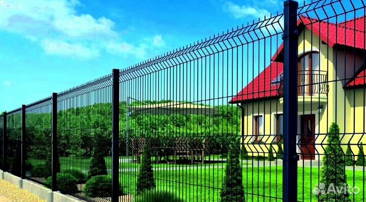 Забор из 3d сетки