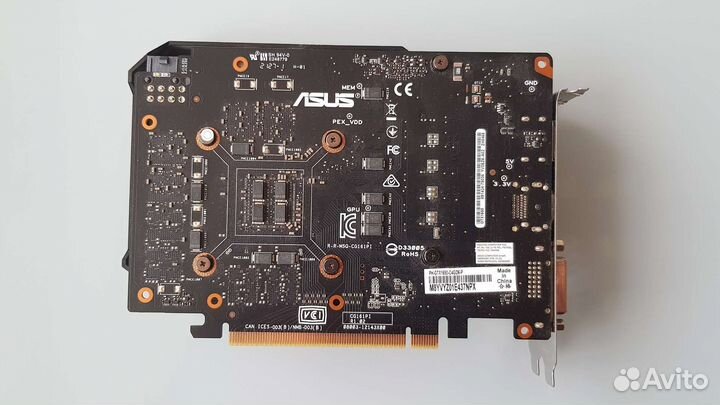Видеокарта asus Phoenix GeForce GTX 1650 OC 4GB