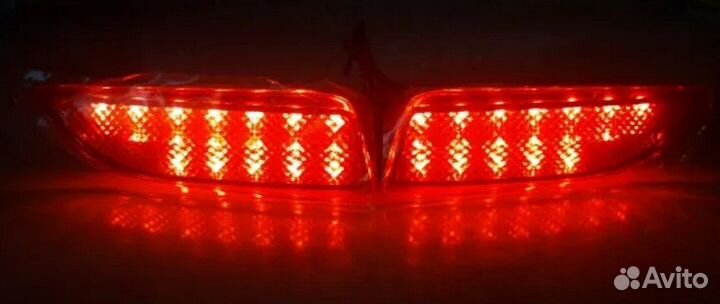 Катафот заднего бампера corolla n150 диодный к-т