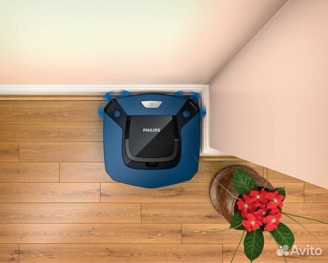 Робот-пылесос Philips FC8792 SmartPro Easy, синий