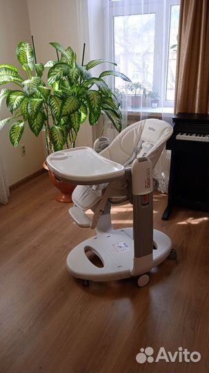 Стульчик для кормления peg perego tatamia белый