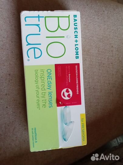 Линзы Bio True +4.50 LOW, -2.00, -2.75