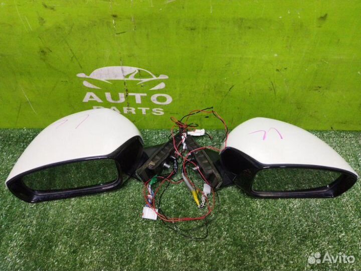 Зеркало nissan fuga Y50 VK45DE 2008 Перед. Лев. Белый