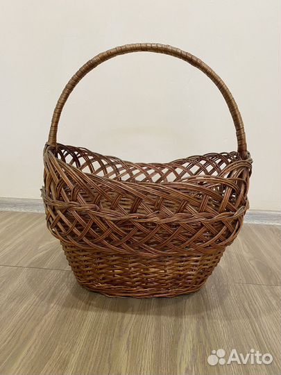 Корзина для хранения плетеная
