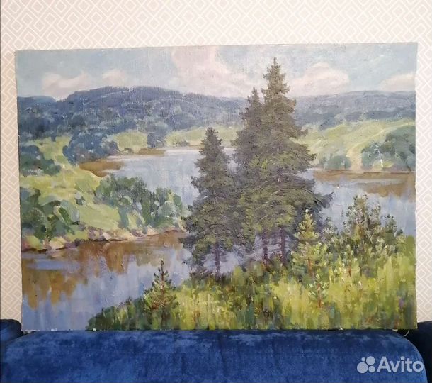 Картина 1980 г. художник Уткин М.В