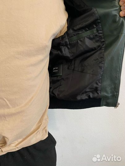 Кожаная куртка мужская