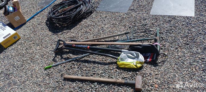 Лопаты грабли