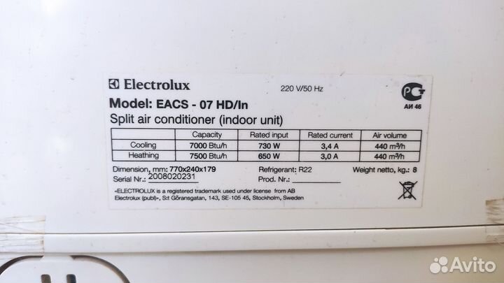 Сплит система на запчасти