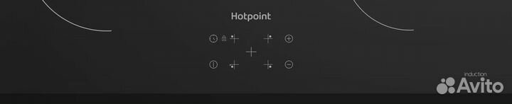 Встраиваемая варочная панель индукционная hotpoint hq 1460s bf черный