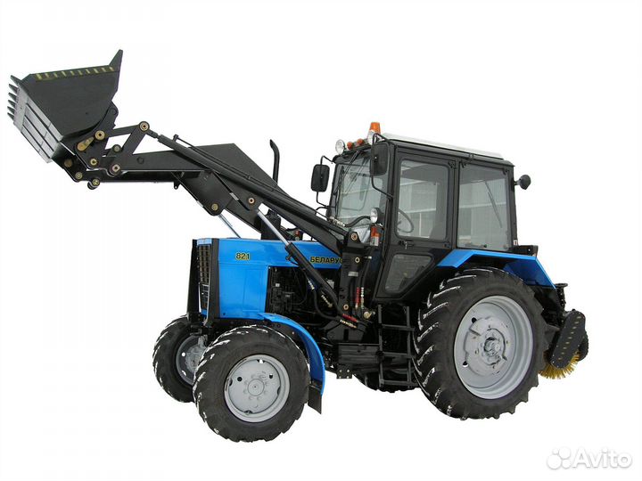 Услуги трактора со щеткой