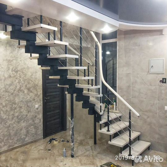 Лестница в стиле лофт