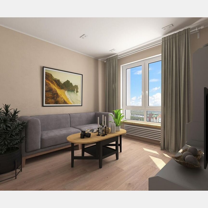 3-к. квартира, 83,9 м², 2/25 эт.