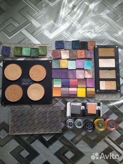 Inglot скульптор,пудра, пигменты, тени