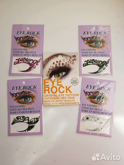 Накладные ресницы, перьевые ресницы, тату-стикеры