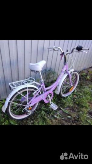 Велосипед Stels Pilot сиреневый, радиус колёс 20