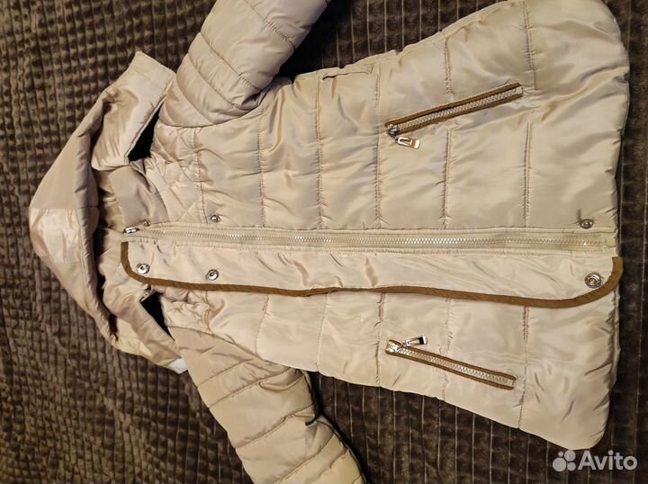 Куртка детская зимняя Теплая р122-128 для девочки