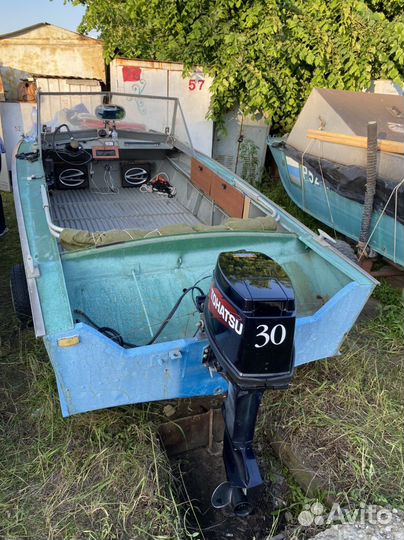 Продам катер Прогресс 4+мотор Tohatsu
