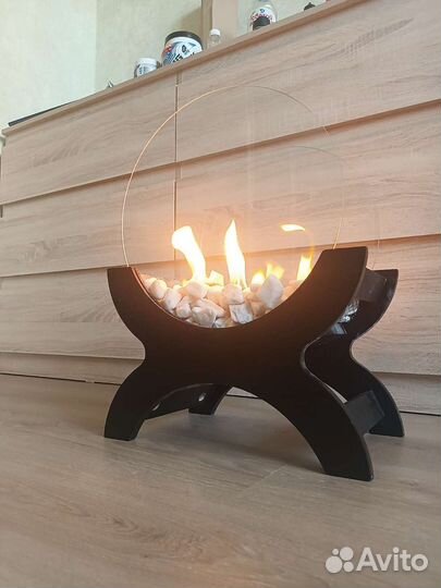 Домашний камин без дыма