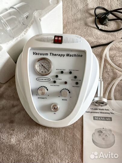 Вакуумно-роликовый Массажер для тела и лица NV 600