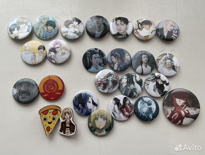 Значки аниме, k-pop