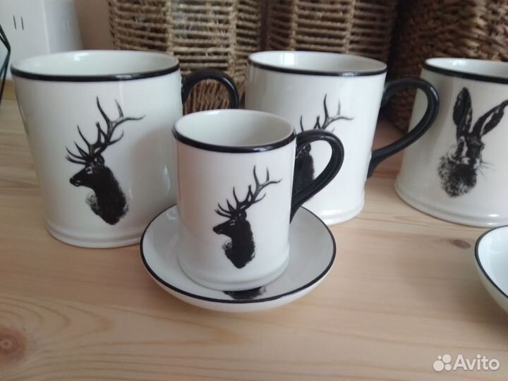 Чашка и блюдце h&m home