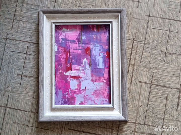 Картина акрил на картоне