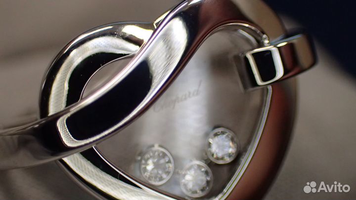 Золотое кольцо Chopard Happy Diamonds