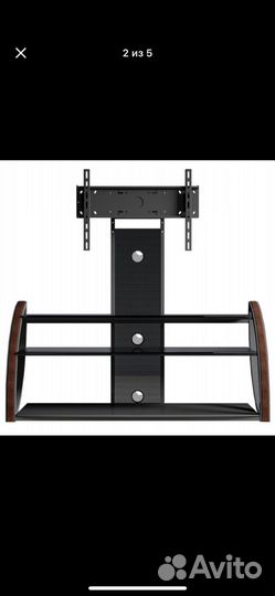 Стойка для тв с кронштейном Mart Каскад