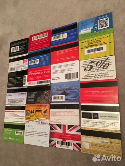 Дисконтные карты и карты для коллекционирования