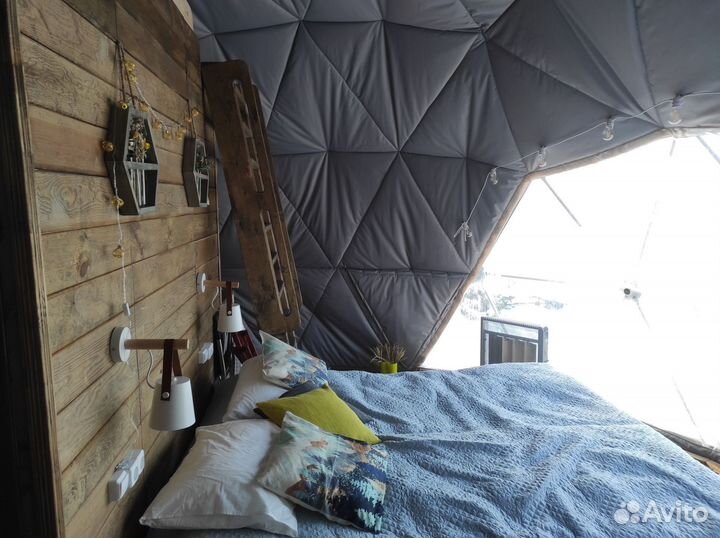 Круглогодичный геокупол D7.Сфера для глэмпинг