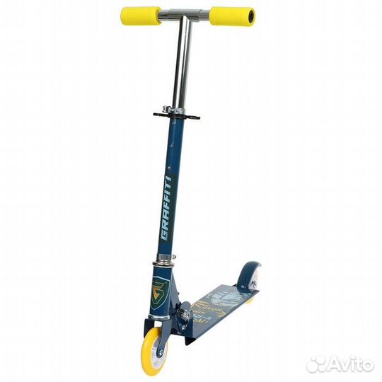 Самокат складной graffiti, колёса PVC 100 мм