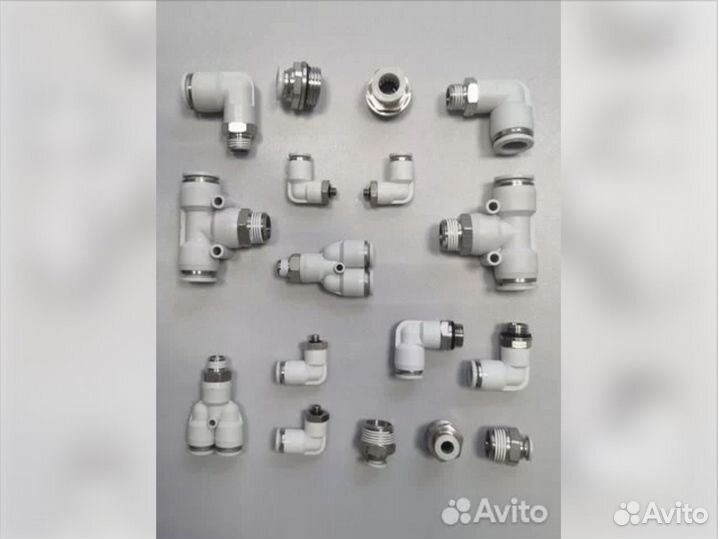Фитинги угловые поворотные.В наличии