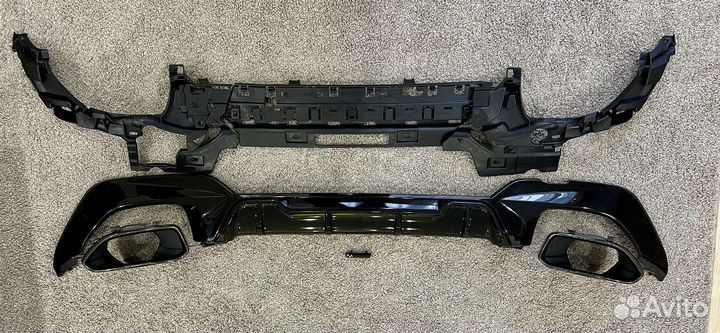 Диффузор на задний бампер bmw 3 g20