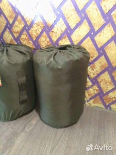 Армейский спальный мешок зимний