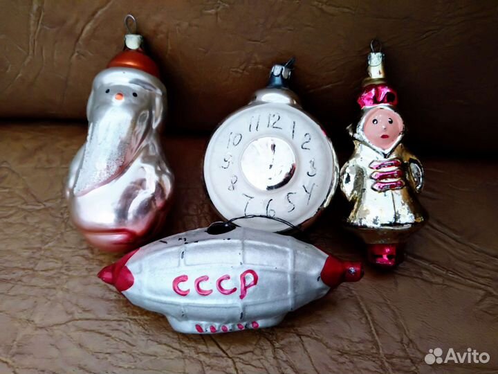 Елочные игрушки СССР